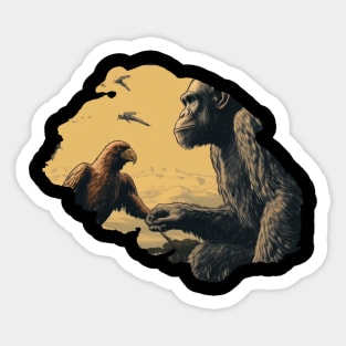 KINGDOM OF THE PLANET OF THE APES Sticker